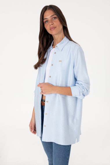 پیراهن  سورمه ای روشن  ریلکس  زنانه یو اس پولو | US POLO ASSN