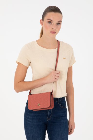 کیف رودوشی  رز خشک  استاندارد فیت  زنانه یو اس پولو | US POLO ASSN