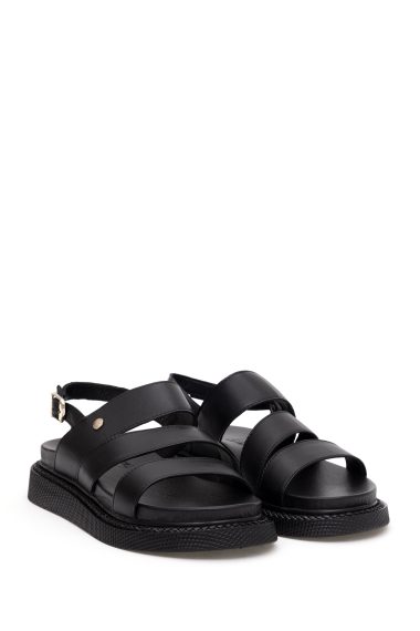 صندل  سیاه  استاندارد فیت  زنانه یو اس پولو | US POLO ASSN