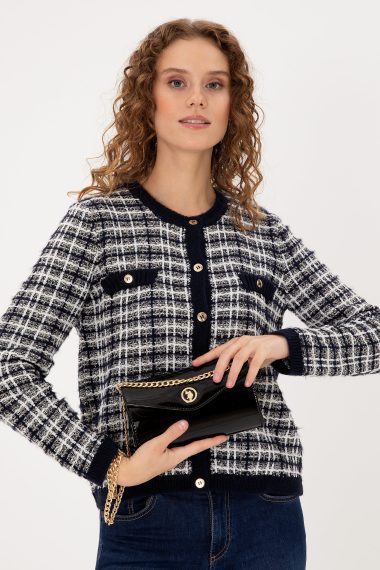 کیف رودوشی روگان  سیاه  استاندارد فیت  زنانه یو اس پولو | US POLO ASSN