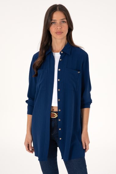 پیراهن  لاجورد  رگولار  زنانه یو اس پولو | US POLO ASSN
