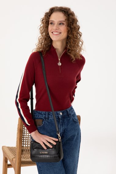 کیف رودوشی  سیاه  استاندارد فیت  زنانه یو اس پولو | US POLO ASSN