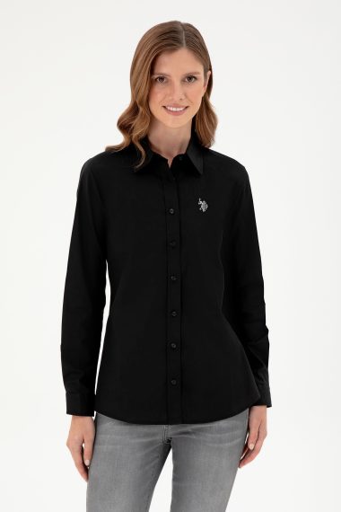 پیراهن  سیاه  اندامی  زنانه یو اس پولو | US POLO ASSN