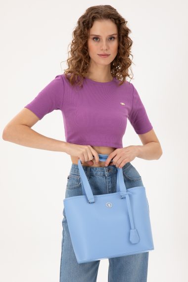 کیف رودوشی  آبی  استاندارد فیت  زنانه یو اس پولو | US POLO ASSN