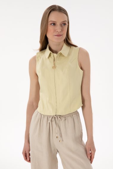 پیراهن  خاکی روشن  رگولار  زنانه یو اس پولو | US POLO ASSN