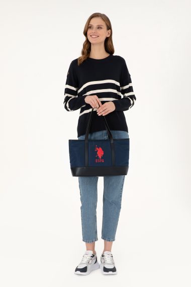 کیف رودوشی کپیتون  لاجورد  استاندارد فیت  زنانه یو اس پولو | US POLO ASSN