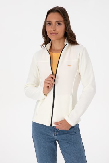 سویشرت  کرمی  رگولار  زنانه یو اس پولو | US POLO ASSN