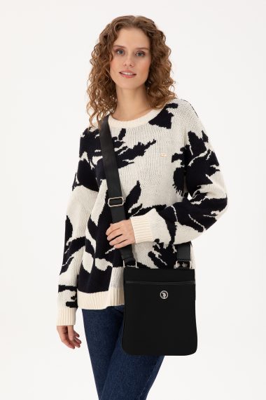 کیف رودوشی  سیاه  استاندارد فیت  زنانه یو اس پولو | US POLO ASSN