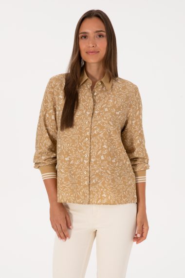 پیراهن  آبی نفتی  رگولار  زنانه یو اس پولو | US POLO ASSN