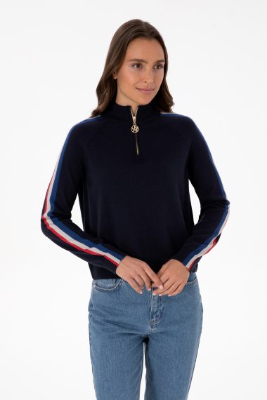 بافت  لاجورد  Crop Top  زنانه یو اس پولو | US POLO ASSN