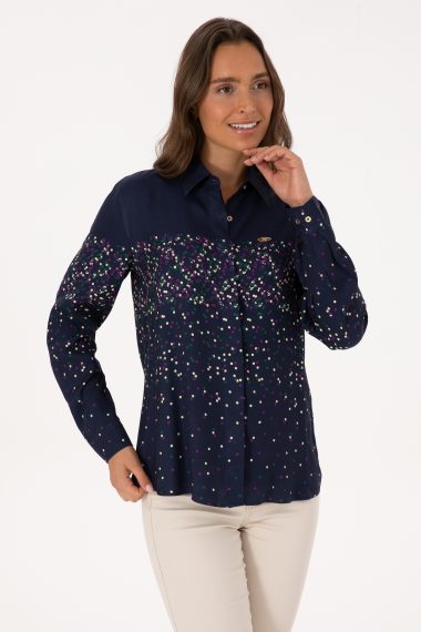 پیراهن  لاجورد  رگولار  زنانه یو اس پولو | US POLO ASSN