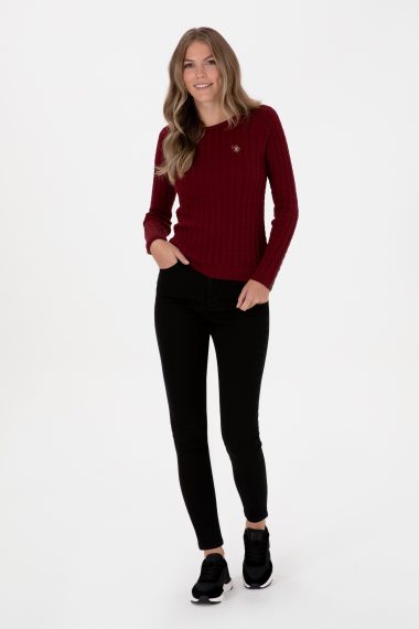 شلوار جین  سیاه  اسکینی فاق بلند  زنانه یو اس پولو | US POLO ASSN