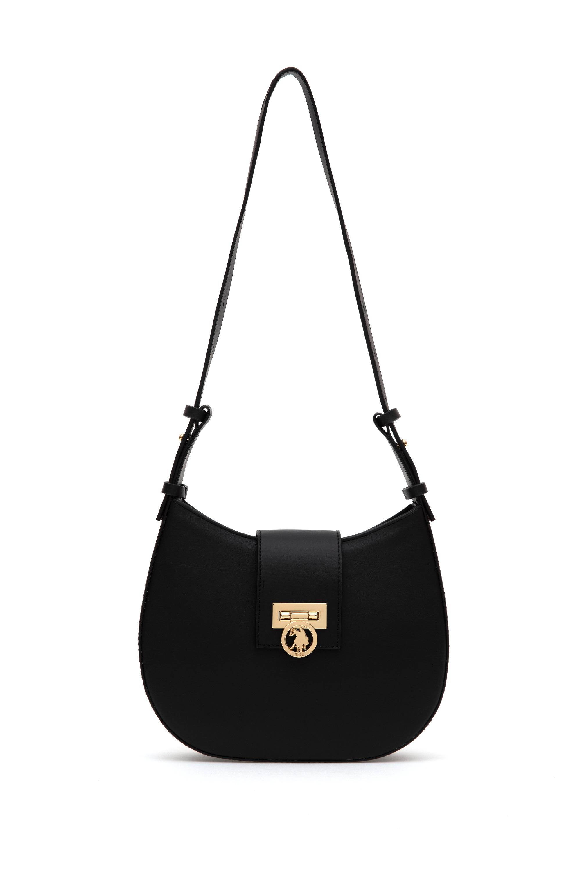کیف رودوشی سیاه استاندارد فیت زنانه یو اس پولو | US POLO ASSN