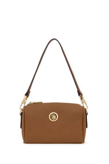 کیف رودوشی  قهوه ای روشن  استاندارد فیت  زنانه یو اس پولو | US POLO ASSN