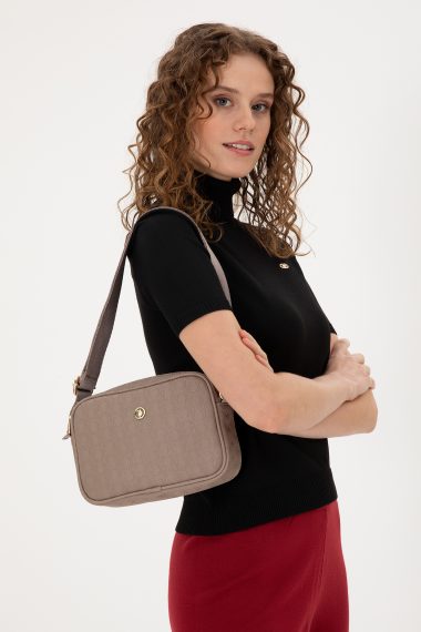 کیف رودوشی  خاکستری  استاندارد فیت  زنانه یو اس پولو | US POLO ASSN