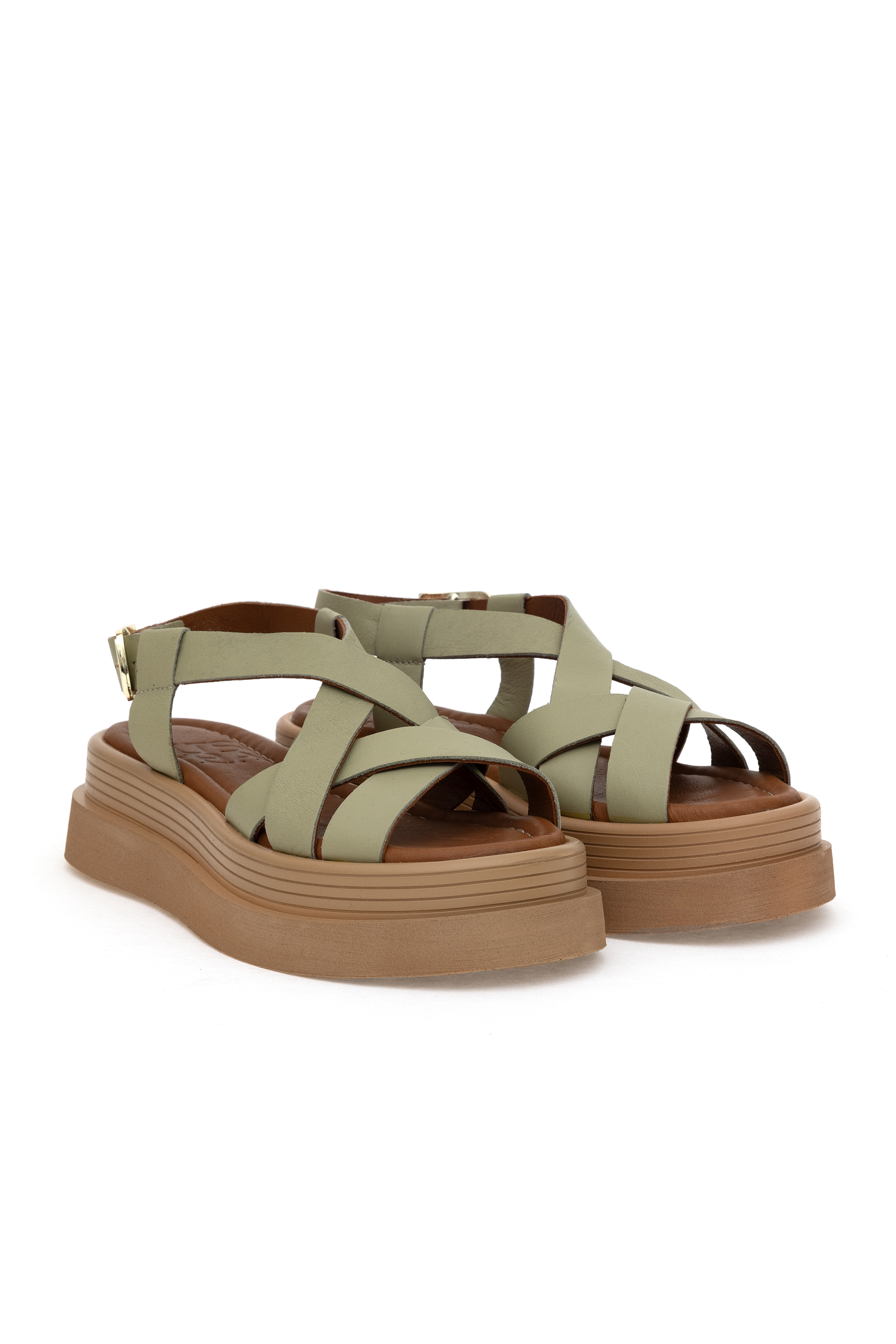 صندل سبز استاندارد فیت زنانه یو اس پولو | US POLO ASSN