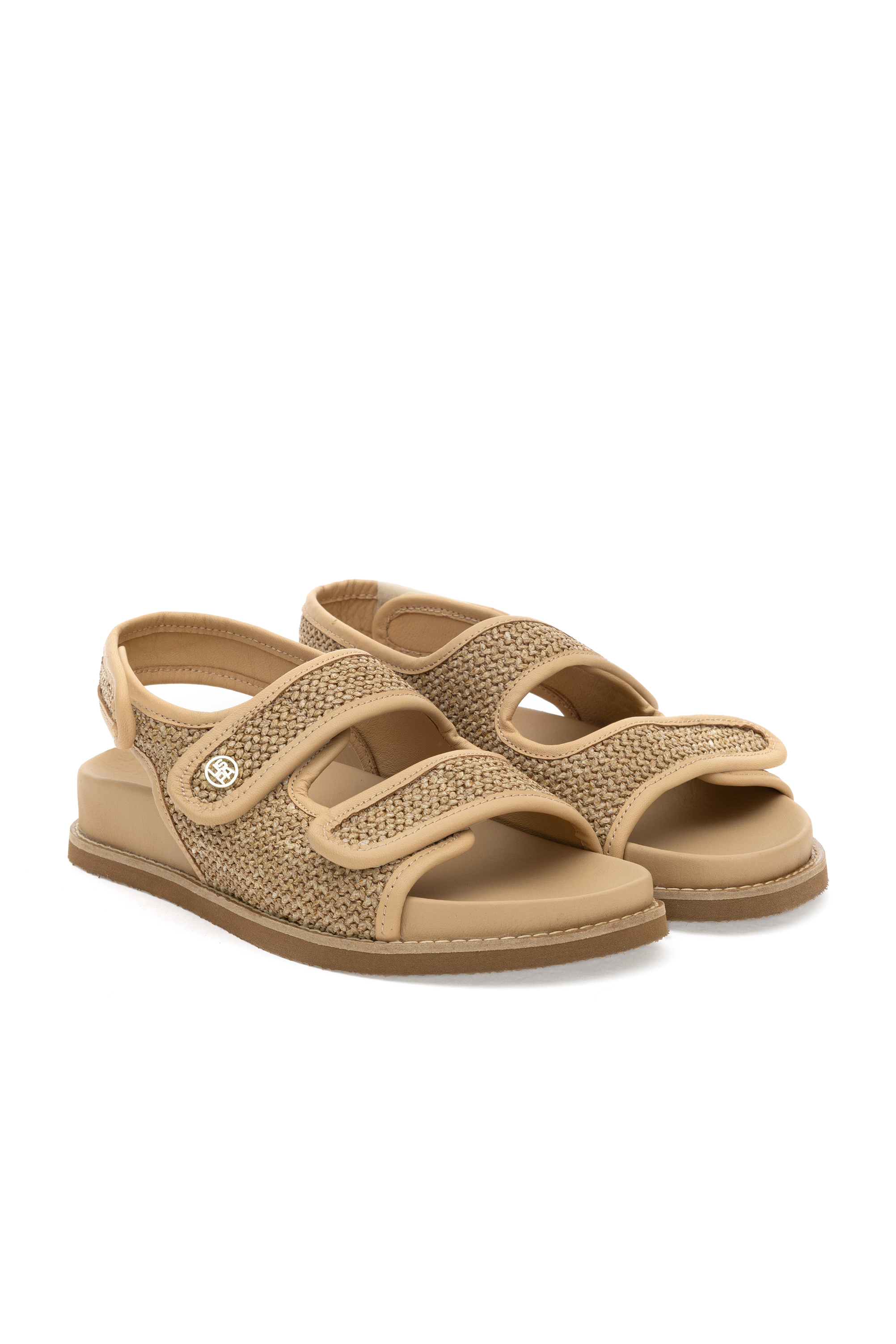 صندل بژ استاندارد فیت زنانه یو اس پولو | US POLO ASSN