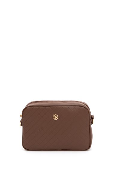 کیف رودوشی  قهوه ای روشن  استاندارد فیت  زنانه یو اس پولو | US POLO ASSN