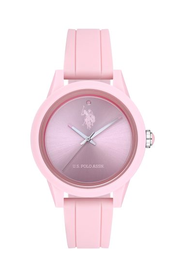 ساعت مچی  صورتی  استاندارد فیت  زنانه یو اس پولو | US POLO ASSN