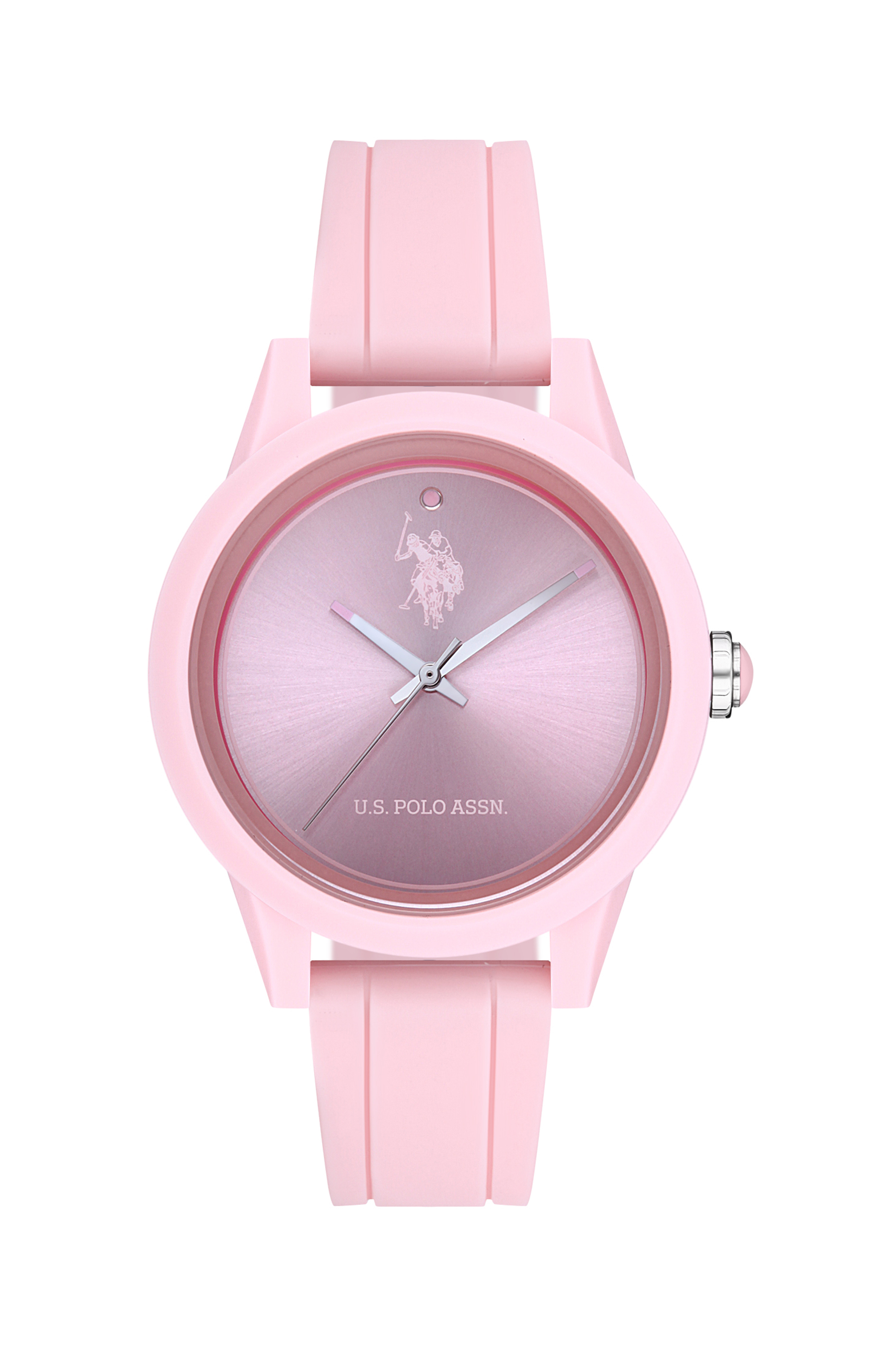ساعت مچی صورتی استاندارد فیت زنانه یو اس پولو | US POLO ASSN