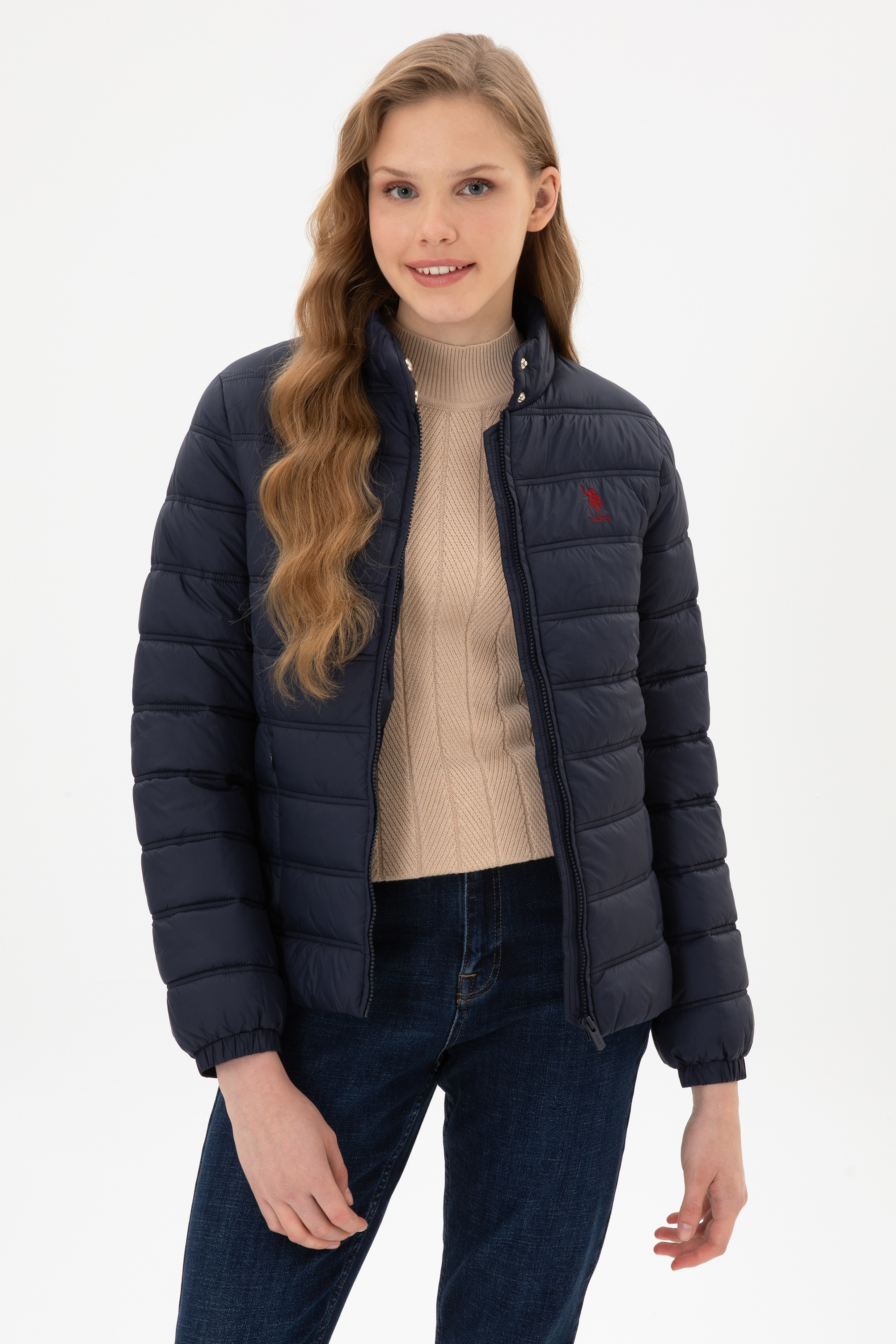 کاپشن لاجورد BASIC زنانه یو اس پولو | US POLO ASSN