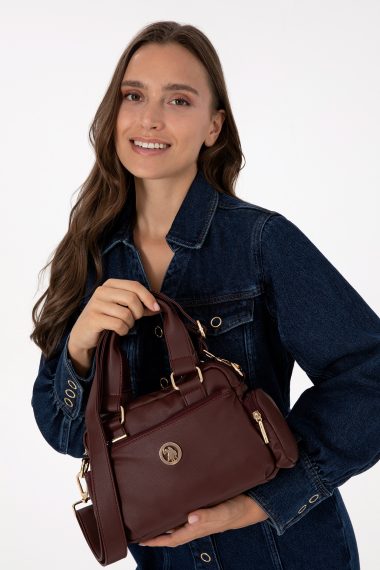کیف رودوشی  بورگاندی  استاندارد فیت  زنانه یو اس پولو | US POLO ASSN