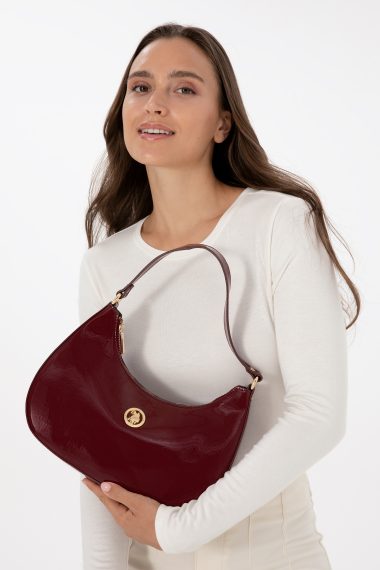 کیف رودوشی روگان  بورگاندی  استاندارد فیت  زنانه یو اس پولو | US POLO ASSN