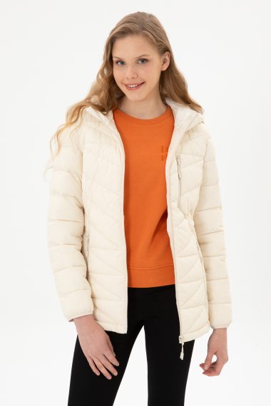کاپشن  کرمی  BASIC  زنانه یو اس پولو | US POLO ASSN