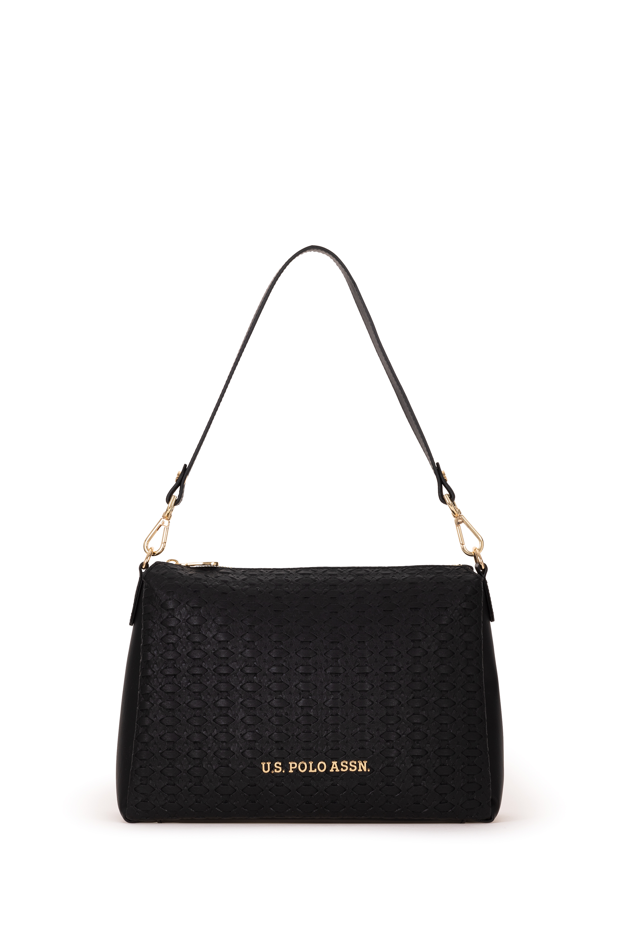 کیف رودوشی سیاه استاندارد فیت زنانه یو اس پولو | US POLO ASSN