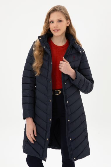 کاپشن  لاجورد  رگولار  زنانه یو اس پولو | US POLO ASSN