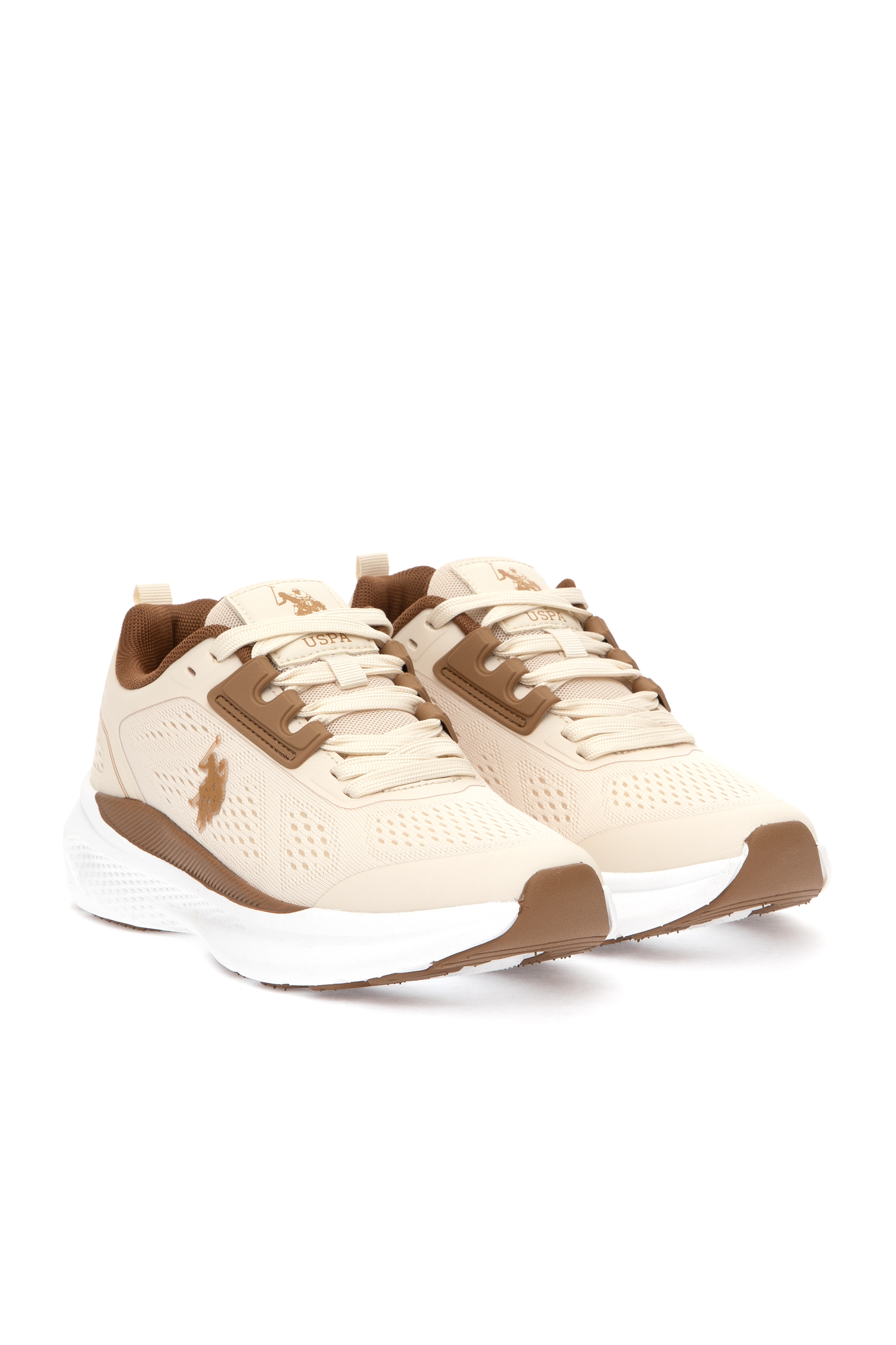 کفش ورزشی بژ استاندارد فیت زنانه یو اس پولو | US POLO ASSN