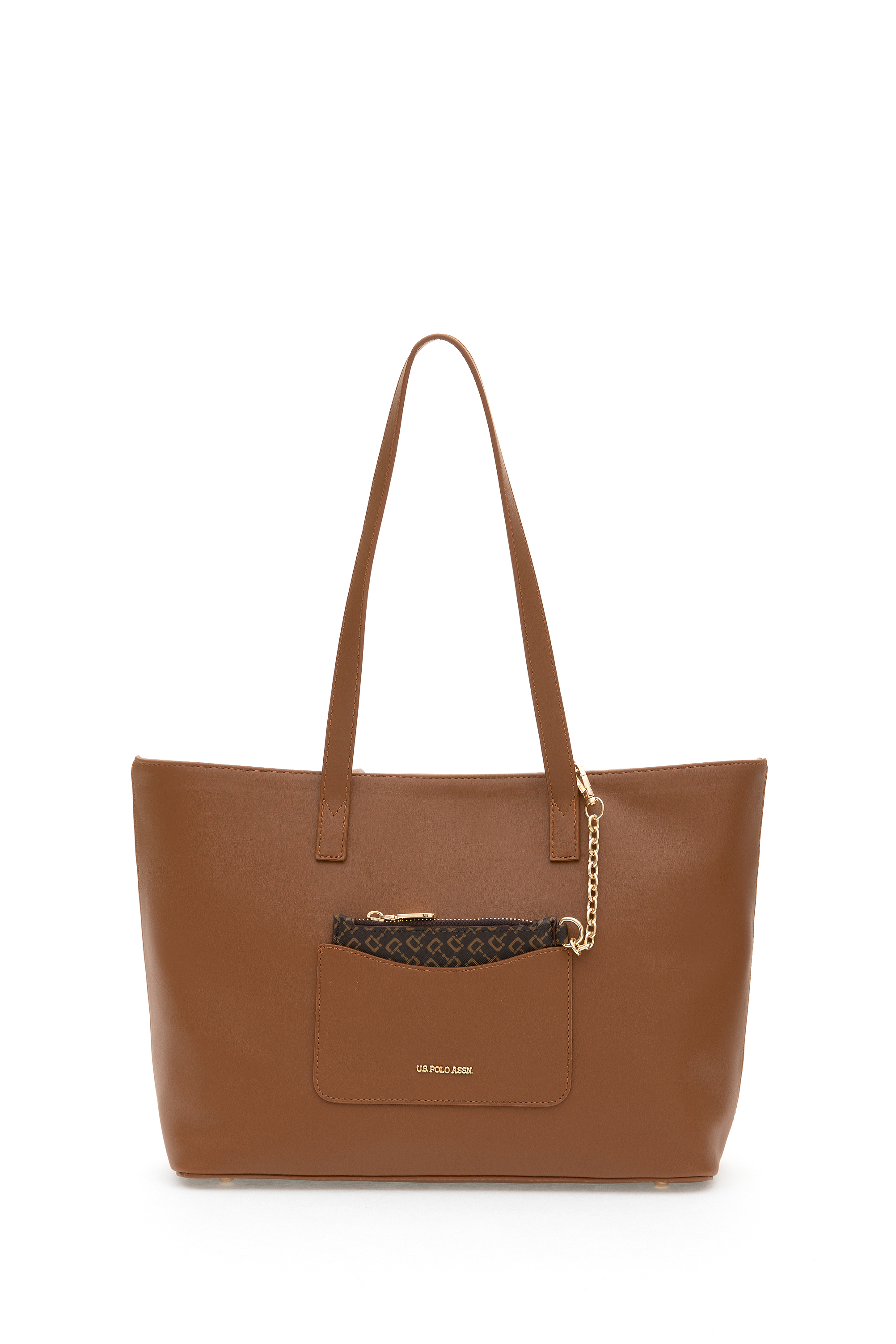 کیف رودوشی قهوه ای روشن استاندارد فیت زنانه یو اس پولو | US POLO ASSN