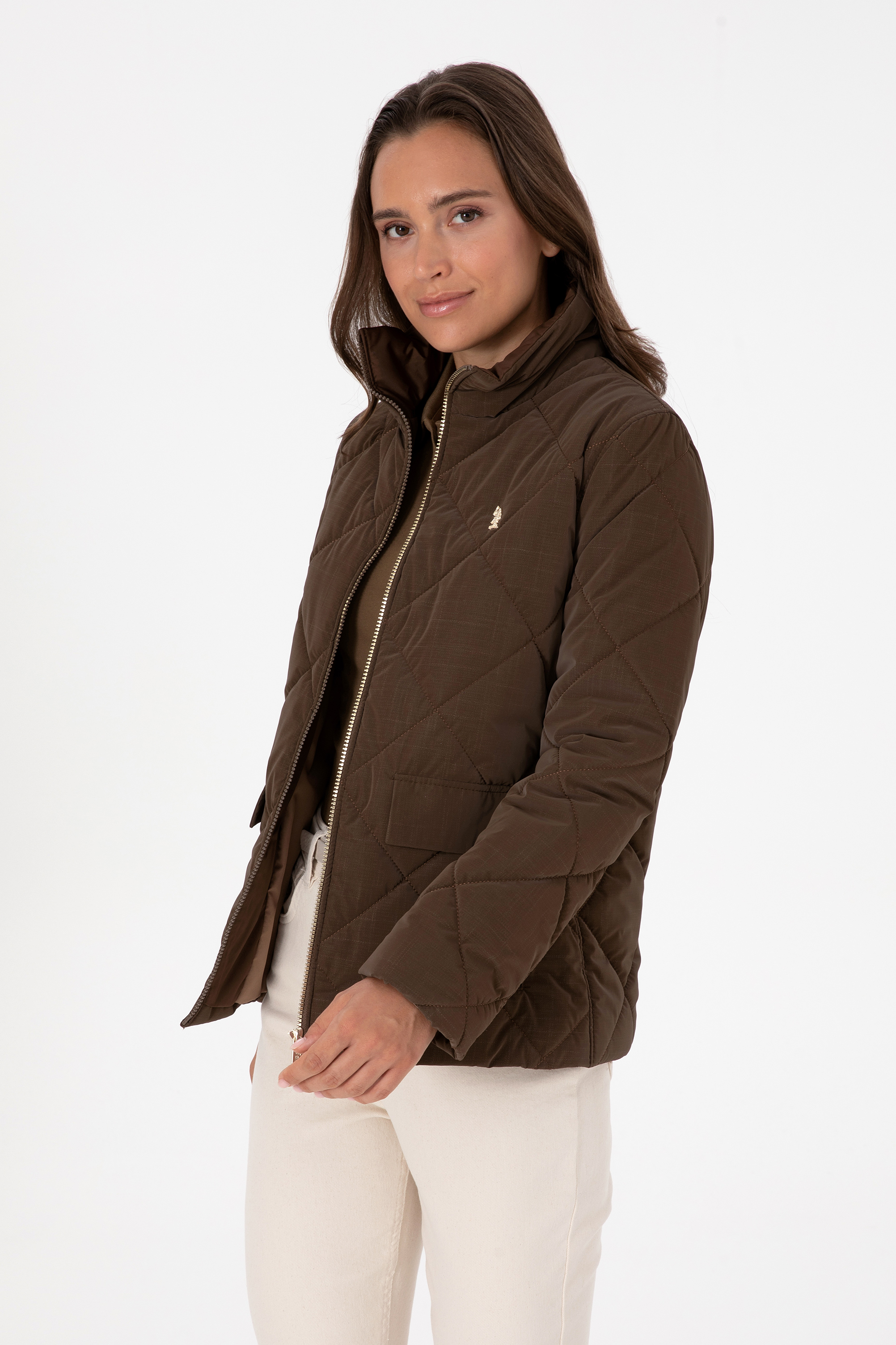 کت چرم ویزون استاندارد فیت زنانه یو اس پولو | US POLO ASSN