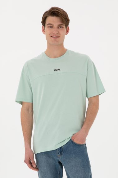 تی شرت  سبزآبی  ریلکس  مردانه یو اس پولو | US POLO ASSN