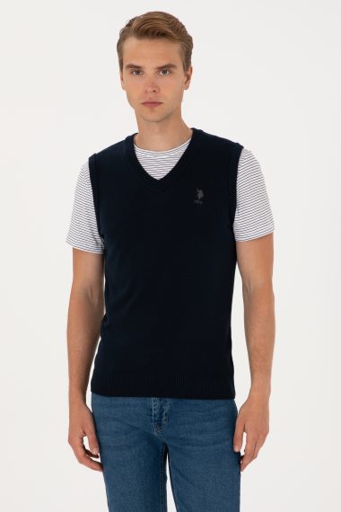 پلیور  لاجورد  رگولار  مردانه یو اس پولو | US POLO ASSN