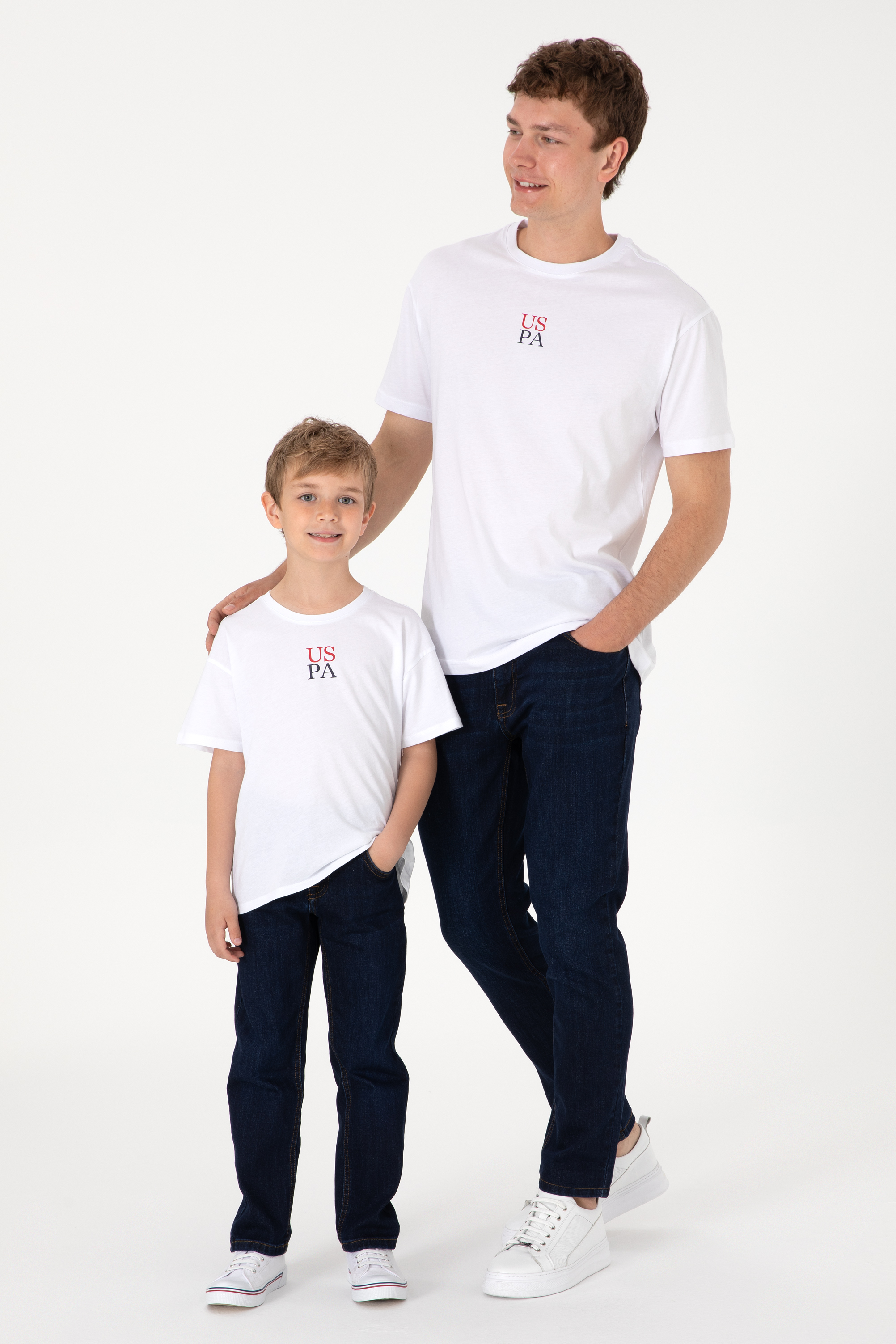 شلوار جین آبی تیره اندامی مردانه یو اس پولو | US POLO ASSN