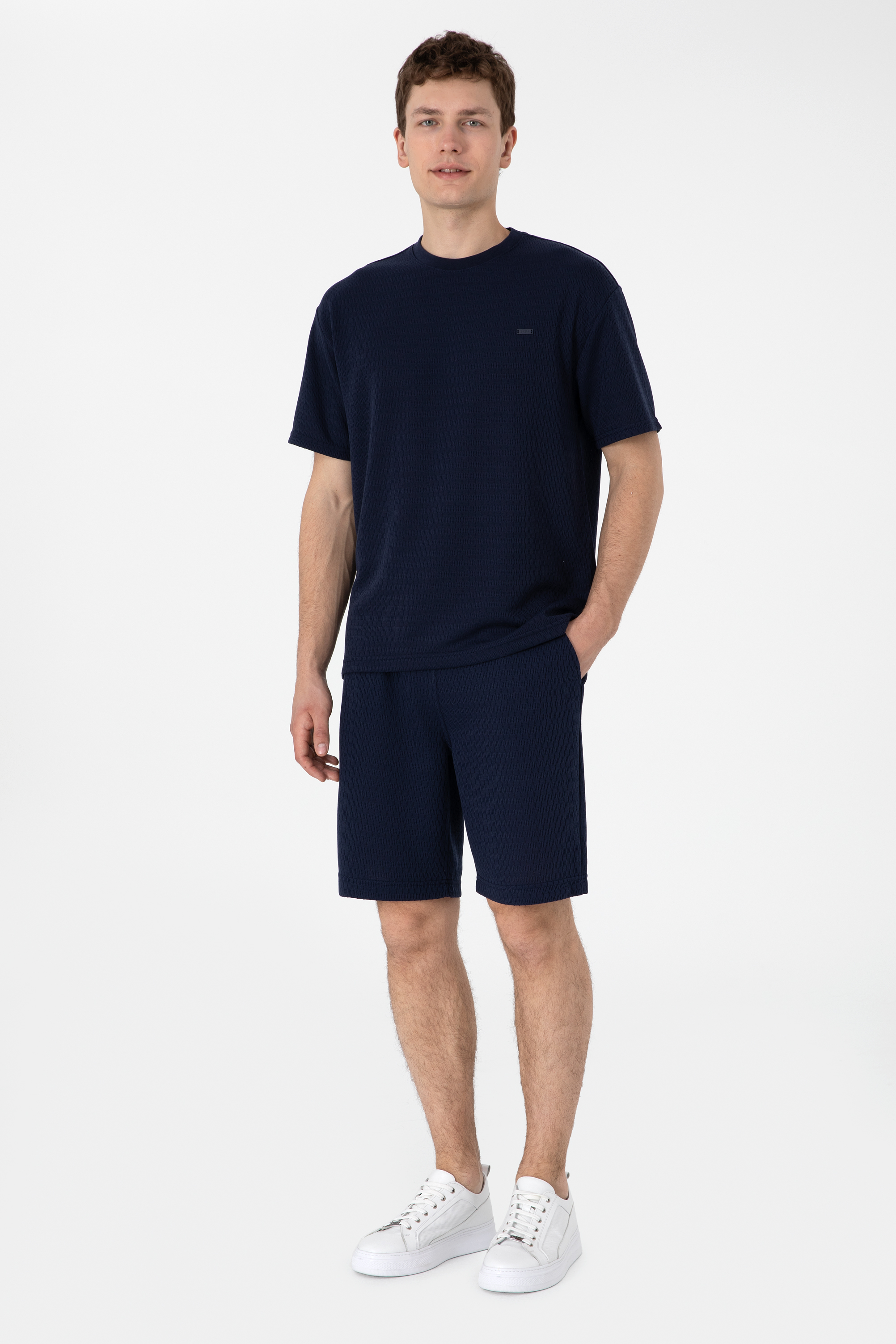 شلوارک لاجورد ریلکس مردانه یو اس پولو | US POLO ASSN