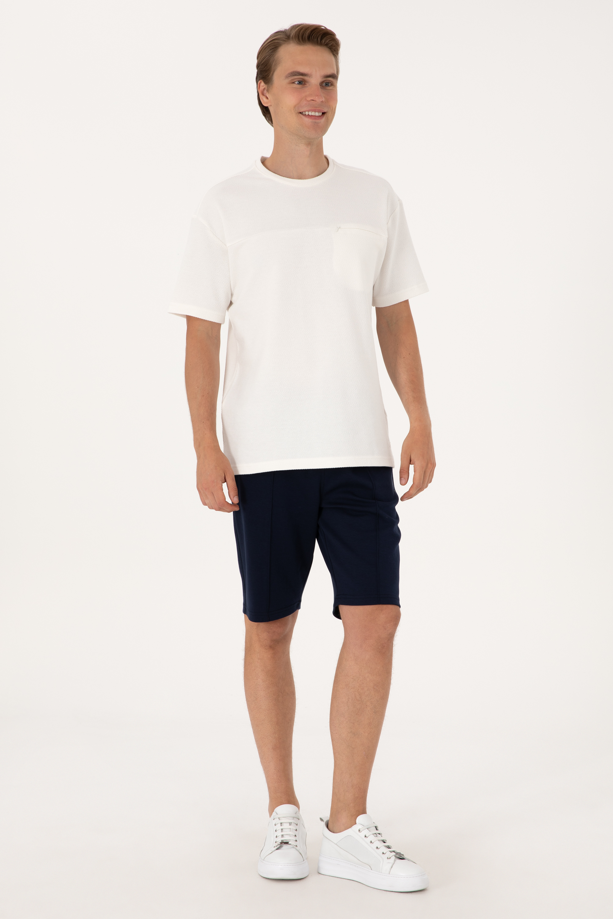 شلوارک لاجورد رگولار مردانه یو اس پولو | US POLO ASSN