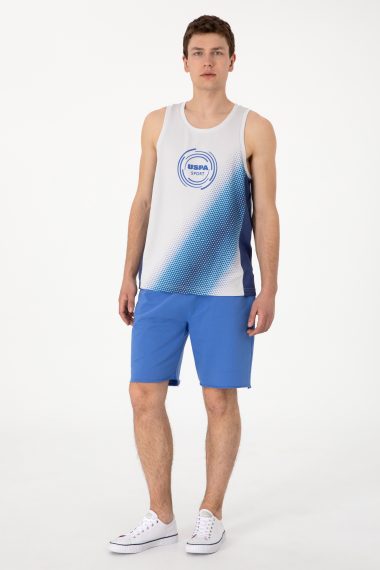 شلوارک  نیلی  ریلکس  مردانه یو اس پولو | US POLO ASSN