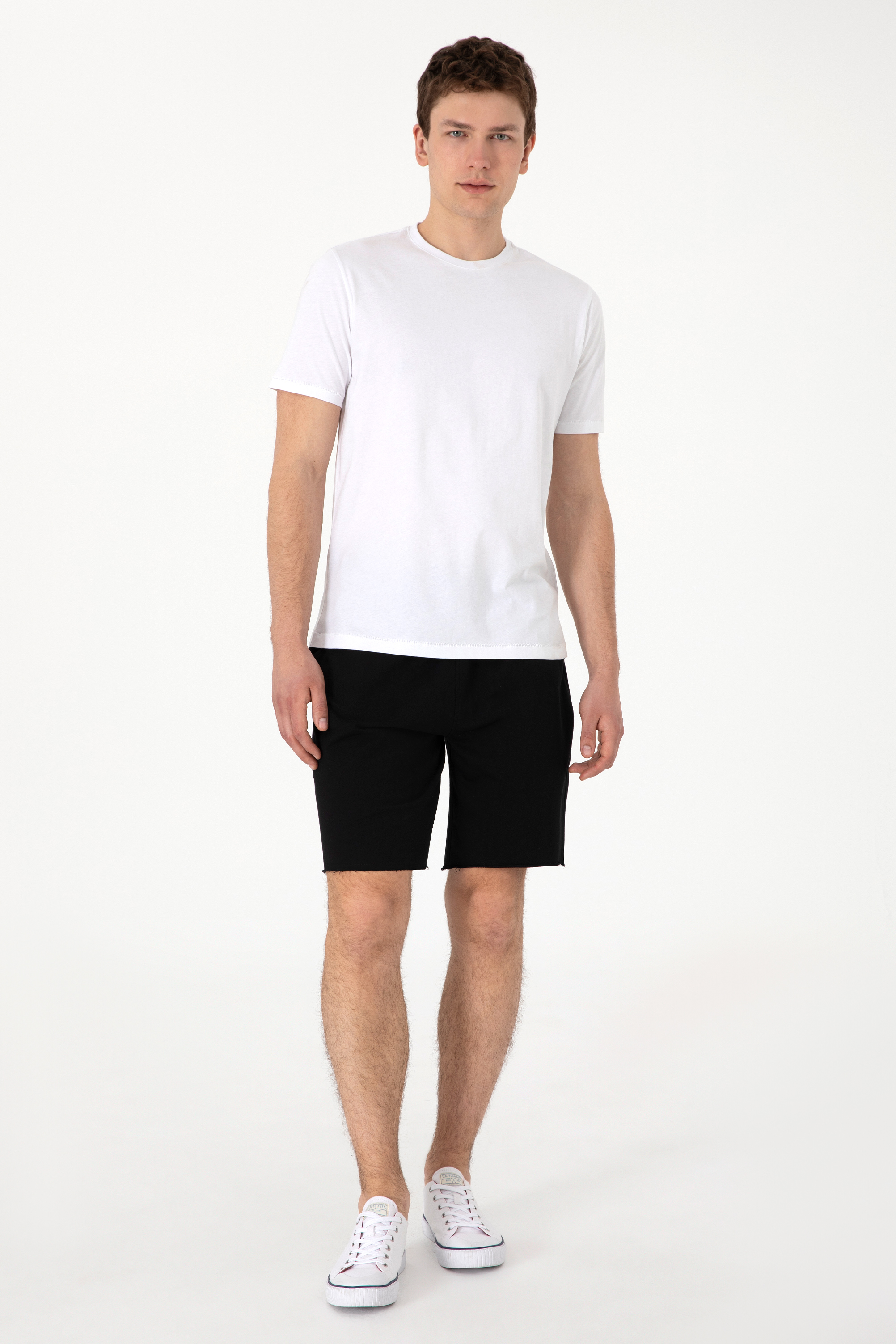 شلوارک سیاه ریلکس مردانه یو اس پولو | US POLO ASSN