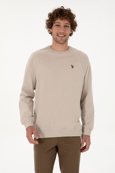سویشرت بیسیک  خاکستری  رگولار  مردانه یو اس پولو | US POLO ASSN