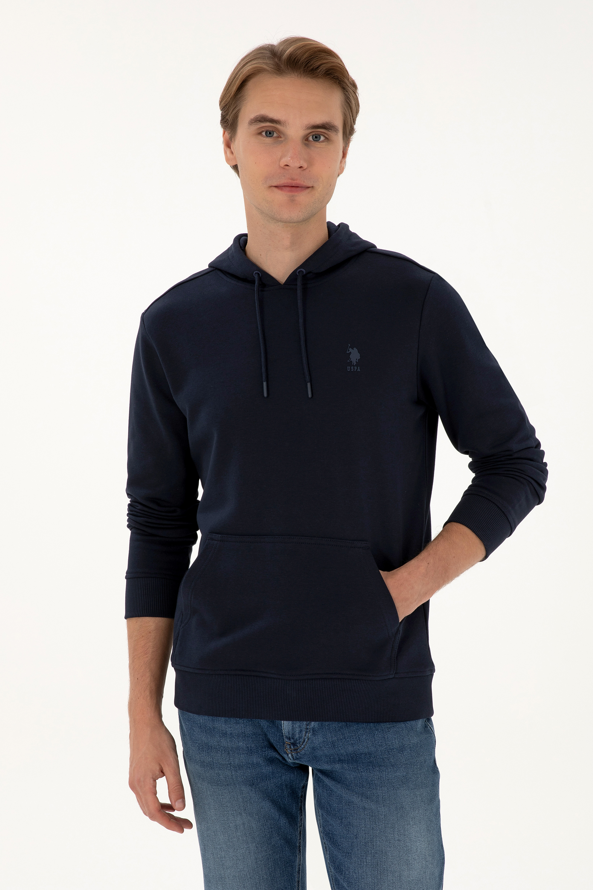 سویشرت لاجورد رگولار مردانه یو اس پولو | US POLO ASSN