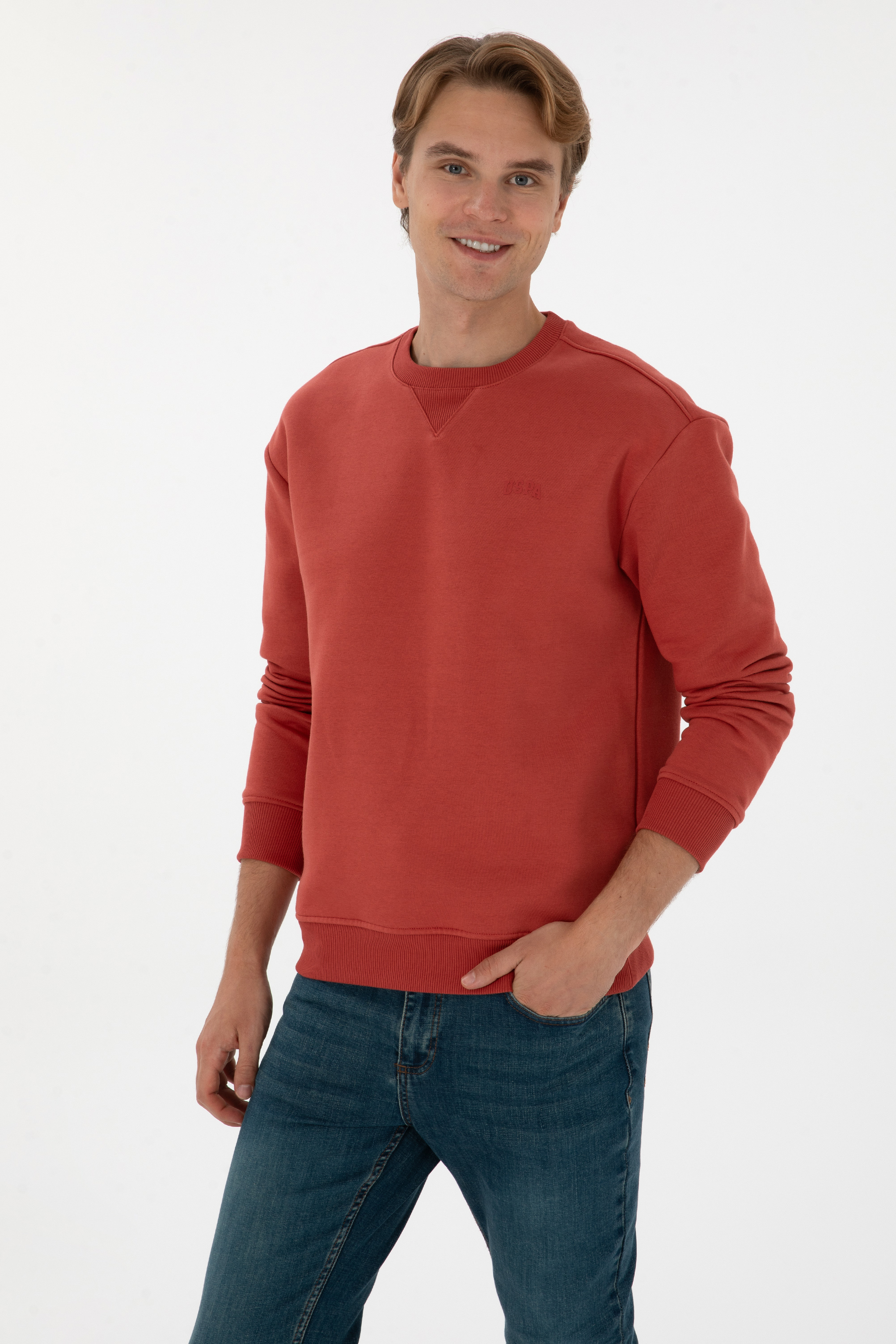 سویشرت بیسیک رز خشک ریلکس مردانه یو اس پولو | US POLO ASSN