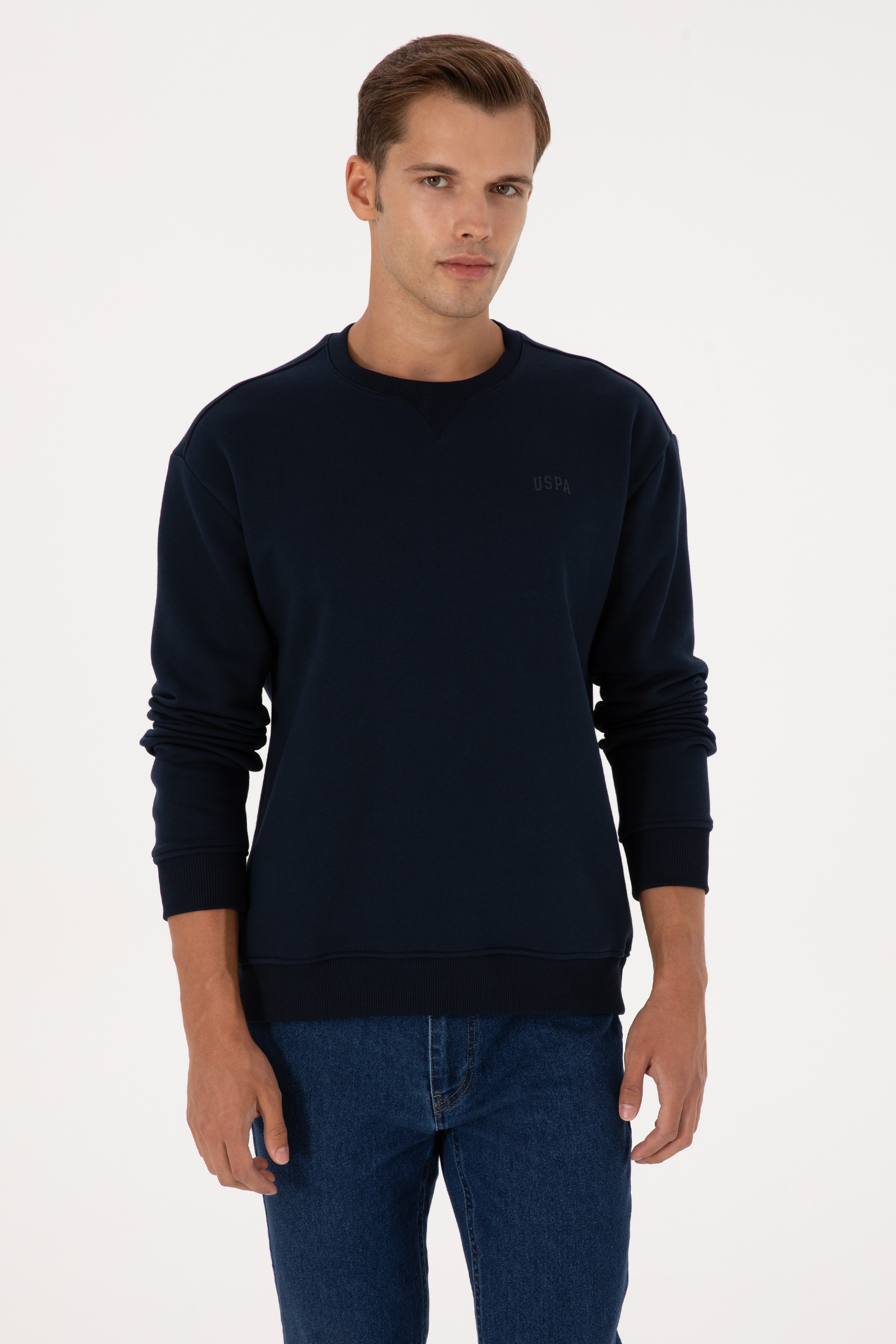 سویشرت بیسیک لاجورد ریلکس مردانه یو اس پولو | US POLO ASSN