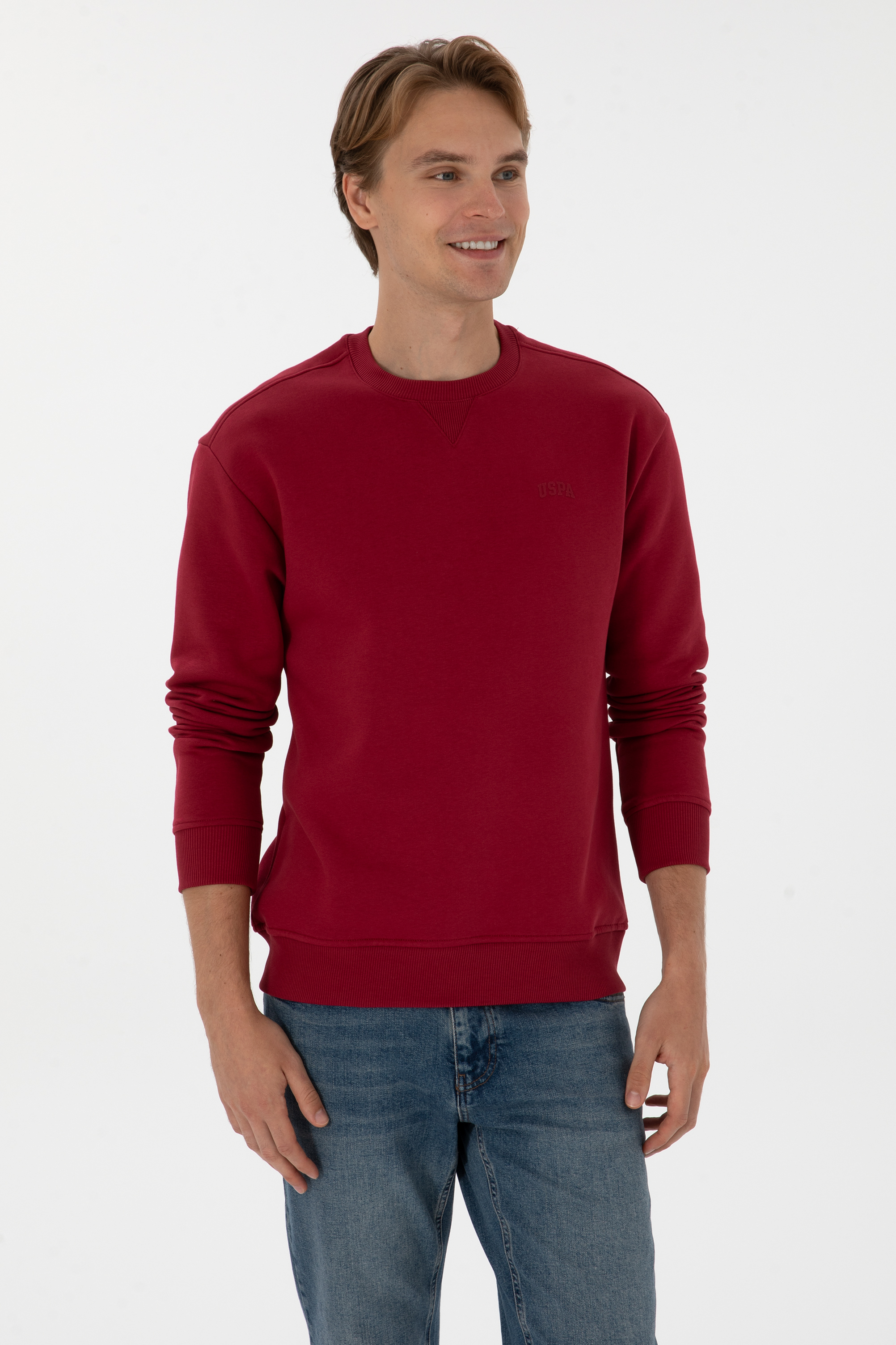 سویشرت بیسیک لاجورد ریلکس مردانه یو اس پولو | US POLO ASSN