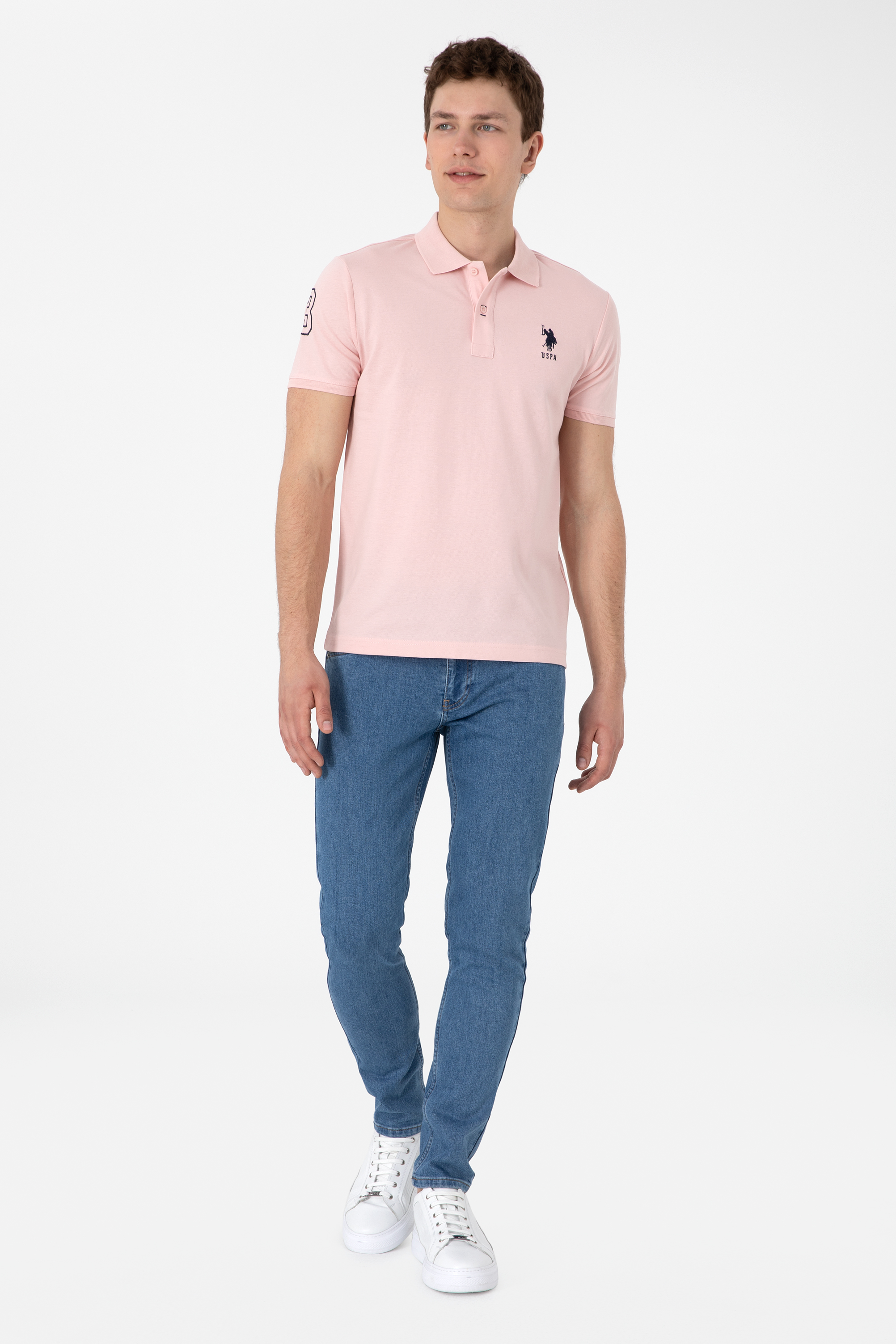 شلوار جین آبی اندامی مردانه یو اس پولو | US POLO ASSN