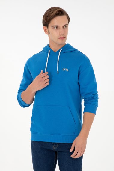 سویشرت بیسیک  آبی کوبالت  Oversize  مردانه یو اس پولو | US POLO ASSN