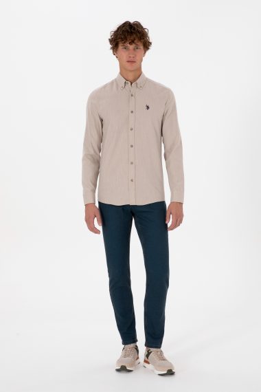 شلوار جین  آبی نفتی  اندامی  مردانه یو اس پولو | US POLO ASSN