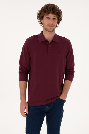 سویشرت بیسیک  آلبالویی  رگولار  مردانه یو اس پولو | US POLO ASSN