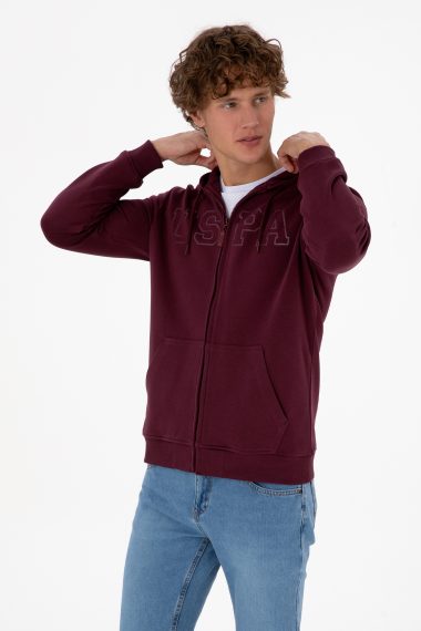 ژاکت  آلبالویی  رگولار  مردانه یو اس پولو | US POLO ASSN